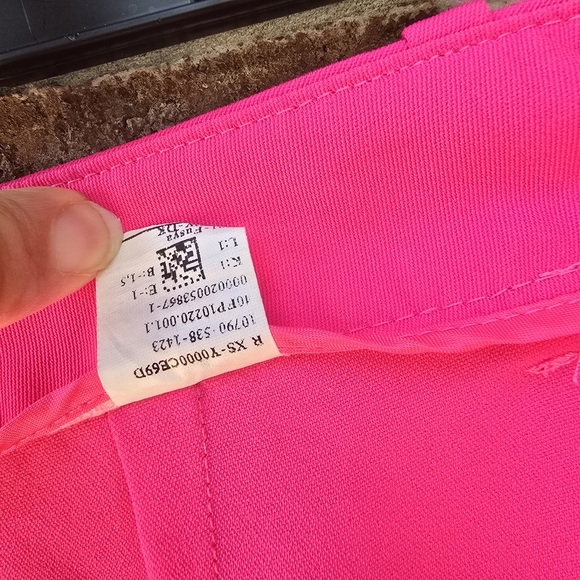Zara Women's Bright Pink Wide-Leg Pants - Picture 4 of 8
